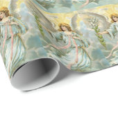 Angel in Blue Cadeaupapier (Rol Hoek)