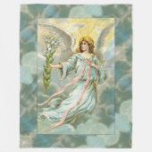 Angel in Blue Fleece Blanket (Voorkant)