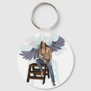 Angel in Blue Jeans Sleutelhanger
