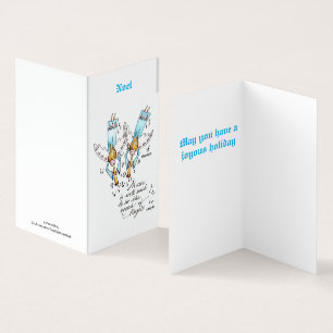 Angel in Blue Speelt Muziek voor onze zielen Kaart