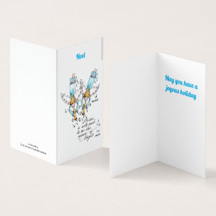 Angel in Blue Speelt Muziek voor onze zielen Kaart