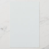 Angel in Blue Stationery Briefpapier (Achterkant)