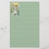 Angel in Blue Stationery Briefpapier (Voorkant)
