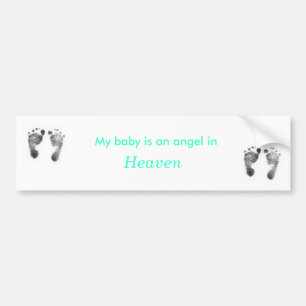 Angel in de Bumpersticker van de hemel
