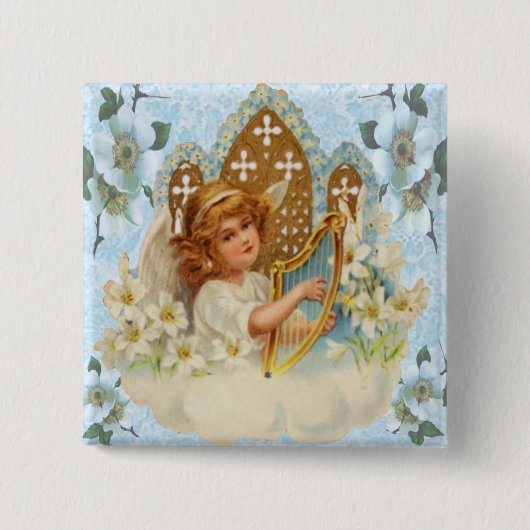 Angel in de Cloud Button (Voorkant)