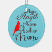 Angel in de hemel keramisch ornament (Links)