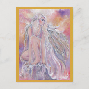 Angel in de ochtendzon door Renee Lavoie Briefkaart