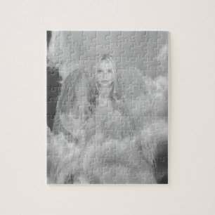 Angel in de wolken legpuzzel