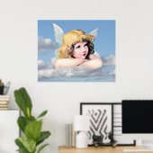 Angel in de wolken poster (Thuiskantoor)