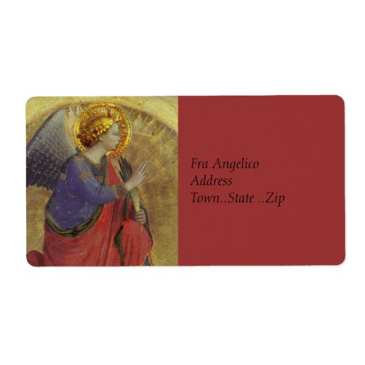 Angel in Gold Etiket (Voorkant)