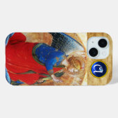 ANGEL IN GOUDE RODE EN BLAUWE GEMSTONMONOGRAM Case-Mate iPhone CASE (Achterkant (horizontaal))