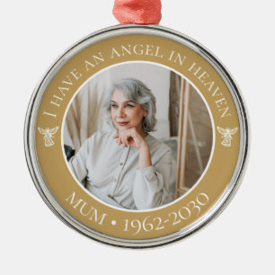 Angel in Heaven Mum Memorial Metalen Ornament