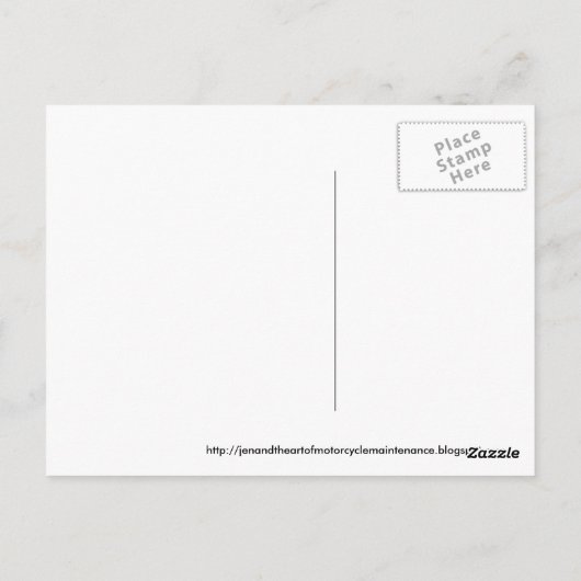 Angel in het Panteon Briefkaart (Achterkant)