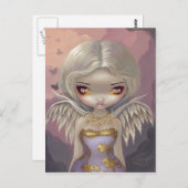 "Angel in Lila" Briefkaart (Voorkant / Achterkant)