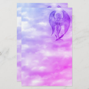 Angel in Tattoo Style Briefpapier