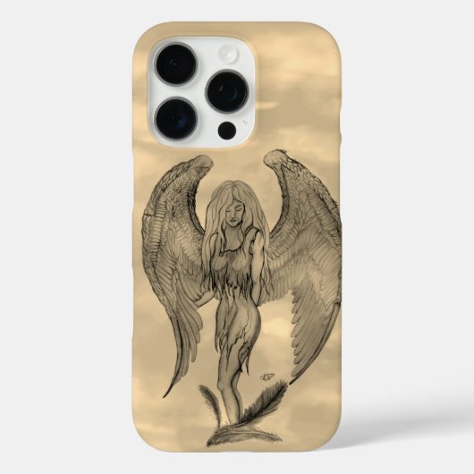 Angel in Tattoo Style Case-Mate iPhone Case (Achterkant)