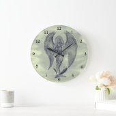 Angel in Tattoo Style Grote Klok (Huis)