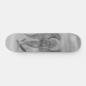 Angel in Tattoo Style Skateboard (Horizontaal)