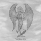 Angel in Tattoo Style Sticker (Voorkant)