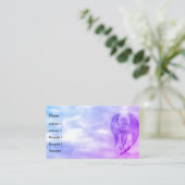 Angel in Tattoo Style Visitekaartje (Staand voorkant)