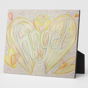 Angel Inspirerend Word Painting Poem Plaque Fotoplaat