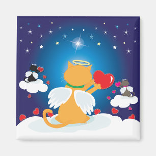 Angel Katten - met liefde voor Heaven Magnet Magneet