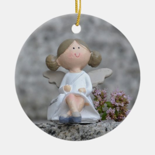 Angel Keramisch Ornament (Voorkant)