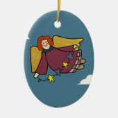 Angel Keramisch Ornament (Voorkant)