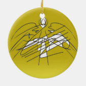 Angel Keramisch Ornament (Achterkant)