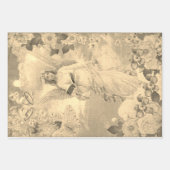 Angel kerstballons inpakpapier vel (Voorkant 3)