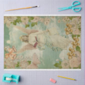 Angel kerstballons tissuepapier (Craft)