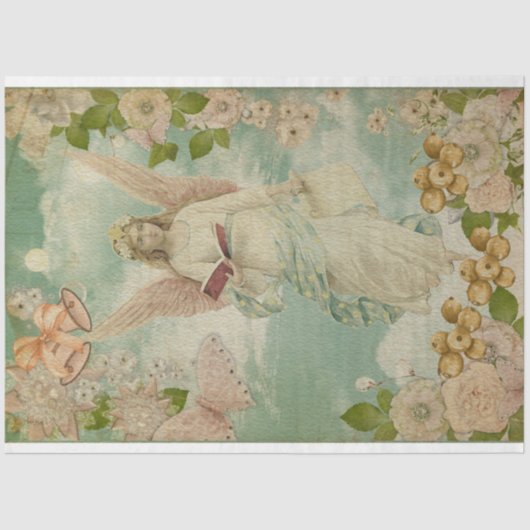 Angel kerstballons tissuepapier (Voorkant)