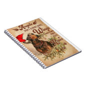Angel kerstdachshunds notitieboek (Rechterzijde)