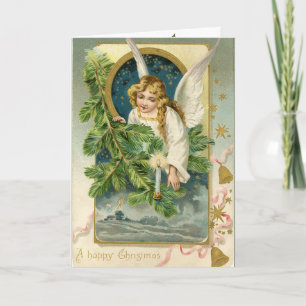 Angel Kerstgroet Uitnodiging