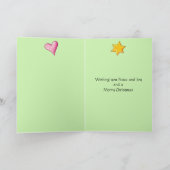 Angel-kerstkaart Feestdagen Kaart (Binnen)