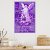 Angel, Kinderen, Brug, gedicht Poster (Keuken)
