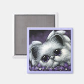 Angel Kitten Angel - Moederdag magneet (Voorkant / Achterkant)