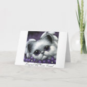 Angel Kitten Chat - Carte de fête des mères (Dos)