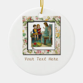 Angel-leerkinderen Keramisch Ornament