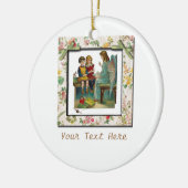 Angel-leerkinderen Keramisch Ornament (Links)