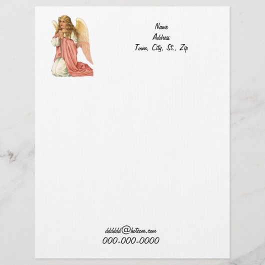 Angel Letterhead Briefhoofd Ontwerp (Voorkant)