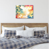 Angel Light Angel Art Print op Canvas (Insitu (Slaapkamer))