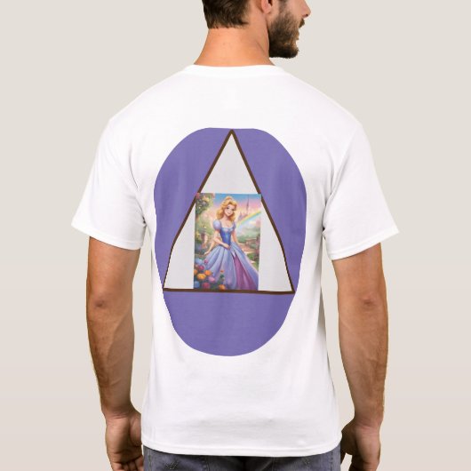 Angel Logo Design T-shirt (Achterkant)