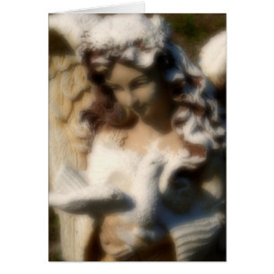 Angel Love, Ange Statue avec colombe