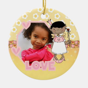 Angel Love Foto Keepsake Ornament