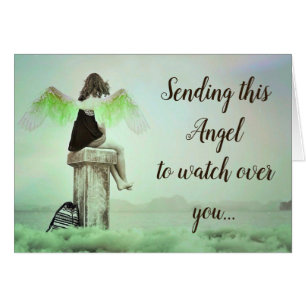 Angel Lyme Disease Support Friendship Card