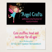 Angel magique fil de fée crochet tricot homespun (Devant & derrière)