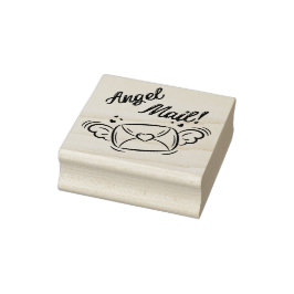 Angel Mail Rubber Stamp Rubberstempel