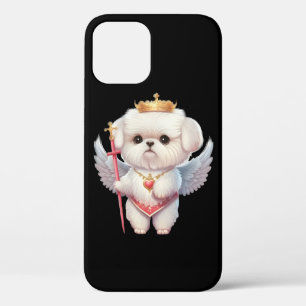 Angel Maltese puppy, hondenliefhebbers van Maltes  iPhone 12 Hoesje