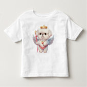 Angel Maltese puppy, hondenliefhebbers van Maltes Kinder Shirts (Voorkant)